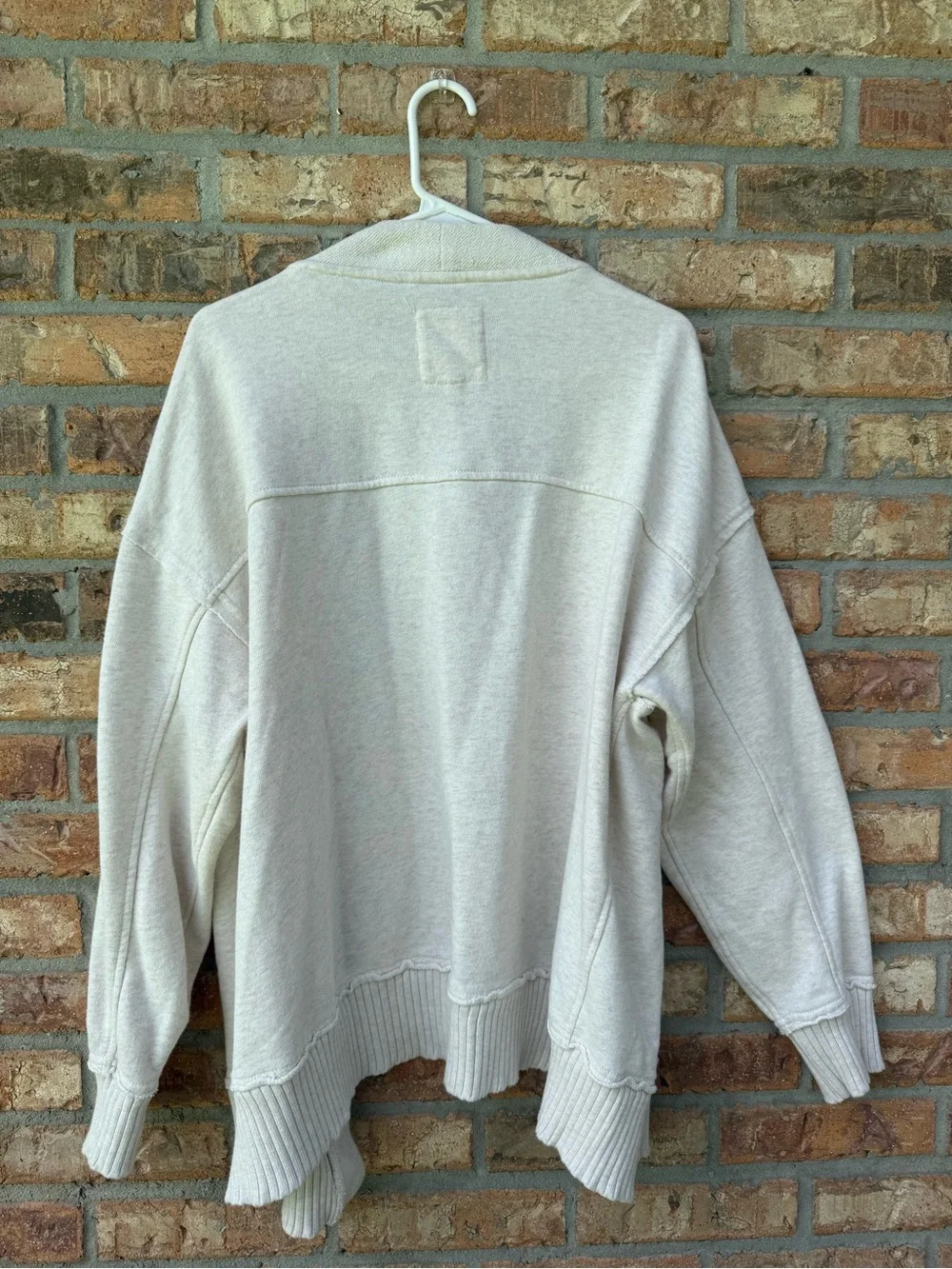 aerie Cream Button-Up Lightweight Cardigan